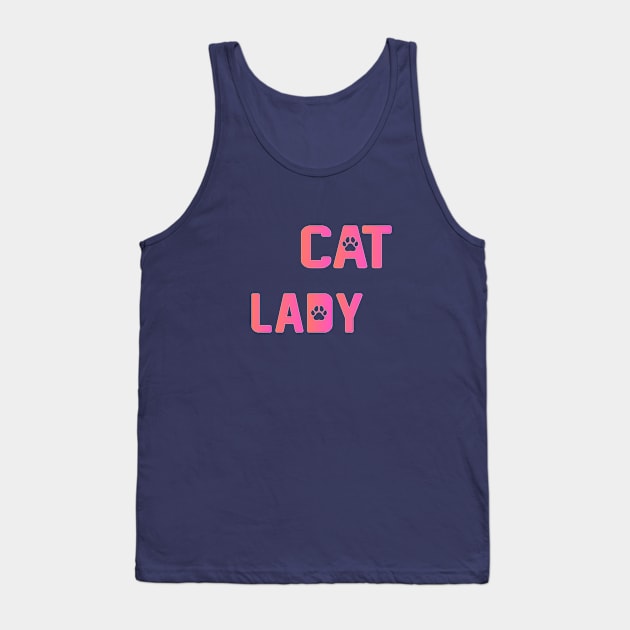 Lady Cat Tank Top by ImanElsaidy